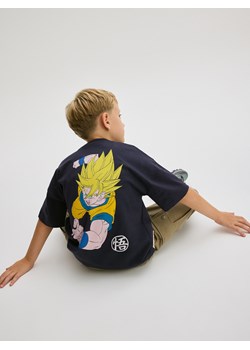 Reserved - T-shirt oversize Dragon Ball - czarny ze sklepu Reserved w kategorii T-shirty chłopięce - zdjęcie 175397981