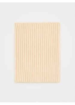 Reserved - Dzianinowy komin z wiskozą - złamana biel ze sklepu Reserved w kategorii Szaliki dziecięce - zdjęcie 175398201