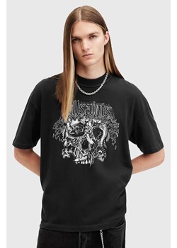 AllSaints t-shirt bawełniany MORPH SS CREW męski kolor czarny z nadrukiem M022PB ze sklepu ANSWEAR.com w kategorii T-shirty męskie - zdjęcie 175402172