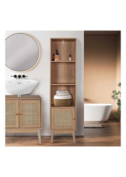 The Home Deco Kids Regał stojący &quot;Bali&quot; w kolorze jasnobrązowym - 40 x 160 x 30 cm ze sklepu Limango Polska w kategorii Regały i witryny - zdjęcie 175403763