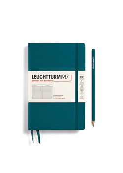 LEUCHTTURM1917 Notatnik w kolorze morskim w linie - B6+ ze sklepu Limango Polska w kategorii Akcesoria biurowe - zdjęcie 175403802