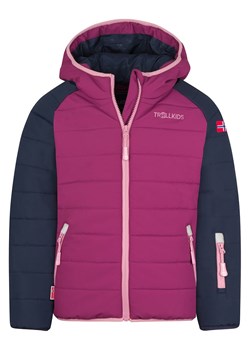 Trollkids Kurtka narciarska &quot;Hafjell&quot; w kolorze granatowo-różowym ze sklepu Limango Polska w kategorii Kurtki dziewczęce - zdjęcie 175404031