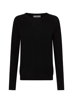 IPURI Damski sweter z dzianiny z czystego kaszmiru Kobiety Kaszmir czarny jednolity ze sklepu vangraaf w kategorii Swetry damskie - zdjęcie 175407011