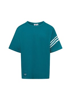 adidas Originals Koszulka męska - JF9138 Mężczyźni Bawełna cyjan jednolity ze sklepu vangraaf w kategorii T-shirty męskie - zdjęcie 175407014