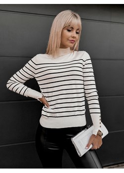 sweter lorena ecru one size ze sklepu UBRA w kategorii Swetry damskie - zdjęcie 175413742