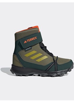 adidas Buty trekkingowe &quot;Terrex Snow&quot; w kolorze khaki ze sklepu Limango Polska w kategorii Buty trekkingowe dziecięce - zdjęcie 175414624