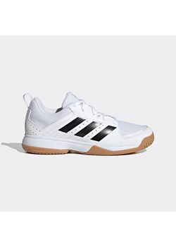 adidas Buty &quot;Ligra 7&quot; w kolorze biało-czarnym do piłki ręcznej ze sklepu Limango Polska w kategorii Buty sportowe dziecięce - zdjęcie 175414824