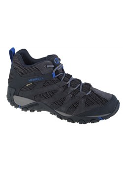 Buty Merrell Alverstone Mid Gtx J033025 niebieskie ze sklepu ButyModne.pl w kategorii Buty trekkingowe męskie - zdjęcie 175414924