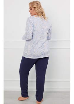 Piżama damska z długim rękawem i długimi spodniami Jowita, Kolor granatowo-niebieski, Rozmiar M, Italian Fashion - id: 190563 - marki Italian Fashion - 175416780 Piżama damska z długim rękawem i długimi spodniami Jowita, Kolor granatowo-niebieski, Rozmiar M, Italian Fashion ze sklepu Intymna w kategorii Piżamy damskie - zdjęcie 175416780