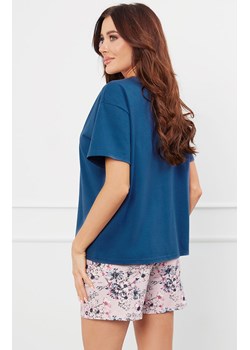 Piżama damska z krótkim rękawem i krótkimi spodniami Sagitta, Kolor jeansowy-róż, Rozmiar S, Italian Fashion - id: 190568 - marki Italian Fashion - 175416831 Piżama damska z krótkim rękawem i krótkimi spodniami Sagitta, Kolor jeansowy-róż, Rozmiar S, Italian Fashion ze sklepu Intymna w kategorii Piżamy damskie - zdjęcie 175416831