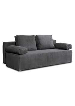 Ciemnoszara nowoczesna sofa sztruksowa - Ardala ze sklepu Edinos.pl w kategorii Sofy i kanapy - zdjęcie 175422760