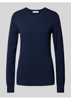 Sweter z dzianiny o kroju regular fit z prążkowanymi wykończeniami ze sklepu Peek&Cloppenburg  w kategorii Swetry damskie - zdjęcie 175423890