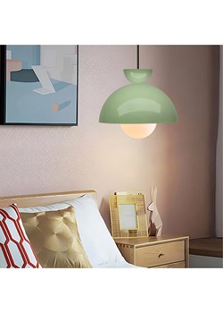 ABERTO DESIGN Lampa wisząca w kolorze zielonym - wys. 15 x Ø 25 cm ze sklepu Limango Polska w kategorii Oświetlenie - zdjęcie 175424131