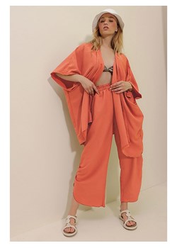 Trend Alacati 2-częściowy zestaw w kolorze pomarańczowym ze sklepu Limango Polska w kategorii Spodnie damskie - zdjęcie 175424272