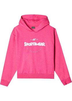 Bluza dziewczęca 4FJWAW24TSWSF1213 4F ze sklepu SPORT-SHOP.pl w kategorii Bluzy dziewczęce - zdjęcie 175428584