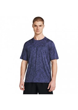 Męska koszulka treningowa Under Armour UA Tech Vent Geode SS - granatowa ze sklepu Sportstylestory.com w kategorii T-shirty męskie - zdjęcie 175437102