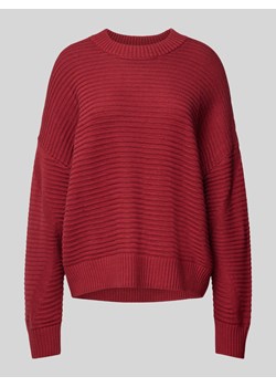 Sweter z dzianiny z fakturowanym wzorem ze sklepu Peek&Cloppenburg  w kategorii Swetry damskie - zdjęcie 175438872