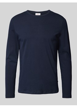 Bluzka z długim rękawem i detalem z logo ze sklepu Peek&Cloppenburg  w kategorii T-shirty męskie - zdjęcie 175439071