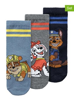 name it Skarpety (3 pary) &quot;Paw Patrol&quot; w różnych kolorach ze sklepu Limango Polska w kategorii Skarpetki dziecięce - zdjęcie 175450823