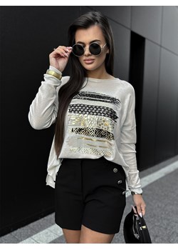 bluzka sides beżowa one size ze sklepu UBRA w kategorii Bluzki damskie - zdjęcie 175452292