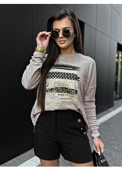 bluzka sides ciemnobeżowa one size ze sklepu UBRA w kategorii Bluzki damskie - zdjęcie 175452294