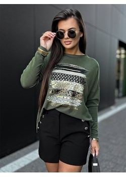 bluzka sides khaki one size ze sklepu UBRA w kategorii Bluzki damskie - zdjęcie 175452344