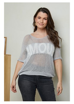Curvy Lady Sweter w kolorze szarym ze sklepu Limango Polska w kategorii Swetry damskie - zdjęcie 175454393