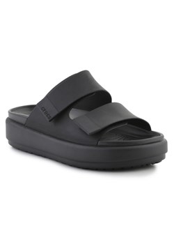 Klapki Crocs Brooklyn Luxe Sandal W 209586-060 czarne ze sklepu ButyModne.pl w kategorii Klapki damskie - zdjęcie 175454653