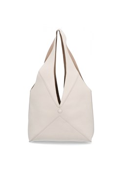 Torebka Shopper Bag z Kosmetyczką firmy Herisson 1901F731 Beżowa ze sklepu PaniTorbalska w kategorii Torby Shopper bag - zdjęcie 175457632