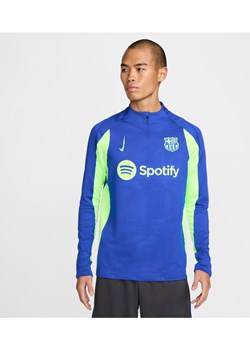 Męska treningowa koszulka piłkarska z dzianiny Nike Dri-FIT FC Barcelona Strike (wersja trzecia) - Niebieski ze sklepu Nike poland w kategorii T-shirty męskie - zdjęcie 175459372