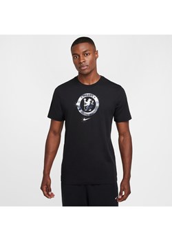 Męski T-shirt piłkarski Nike Chelsea F.C. - Czerń ze sklepu Nike poland w kategorii T-shirty męskie - zdjęcie 175459401