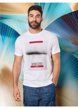 Sinsay - Koszulka z nadrukiem - biały ze sklepu Sinsay w kategorii T-shirty męskie - zdjęcie 175466144