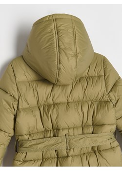 Reserved - Pikowany płaszcz z ociepleniem - zielony ze sklepu Reserved w kategorii Płaszcze dziewczęce - zdjęcie 175469703