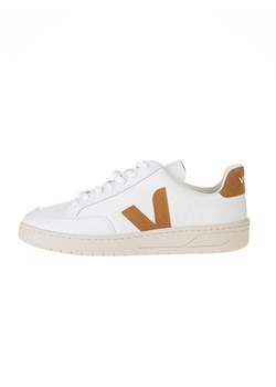 Veja Skórzane sneakersy &quot;V 12&quot; w kolorze biało-jasnobrązowym ze sklepu Limango Polska w kategorii Buty sportowe damskie - zdjęcie 175472403