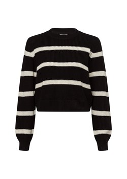 Noisy May Sweter damski z dzianiny - NMMaysa Kobiety Bawełna czarny w paski ze sklepu vangraaf w kategorii Swetry damskie - zdjęcie 175475933