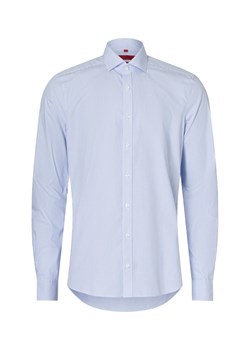 Finshley & Harding Męska koszula biznesowa Mężczyźni Slim Fit Bawełna jasnoniebieski w paski ze sklepu vangraaf w kategorii Koszule męskie - zdjęcie 175476052