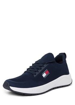 Tommy Jeans Męskie buty sportowe Mężczyźni Tekstylia granatowy jednolity ze sklepu vangraaf w kategorii Buty sportowe męskie - zdjęcie 175476144