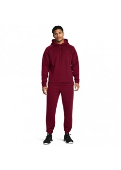 Męskie spodnie treningowe Under Armour UA Armour Fleece Pro Jogger - czerwone ze sklepu Sportstylestory.com w kategorii Spodnie męskie - zdjęcie 175480363