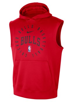 Męska bluza z kapturem bez rękawów Nike Dri-FIT NBA Chicago Bulls Spotlight - Czerwony ze sklepu Nike poland w kategorii Bluzy męskie - zdjęcie 175481643