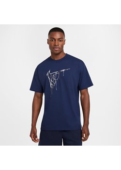 Męski T-shirt do koszykówki Max90 Nike - Niebieski ze sklepu Nike poland w kategorii T-shirty męskie - zdjęcie 175481670