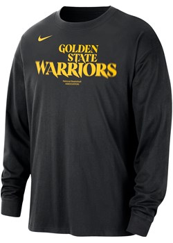 Męski T-shirt z długim rękawem Nike NBA Golden State Warriors Courtside - Czerń ze sklepu Nike poland w kategorii T-shirty męskie - zdjęcie 175481710