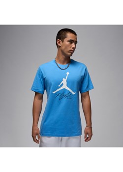 T-shirt męski Jordan Jumpman Flight - Niebieski ze sklepu Nike poland w kategorii T-shirty męskie - zdjęcie 175481734