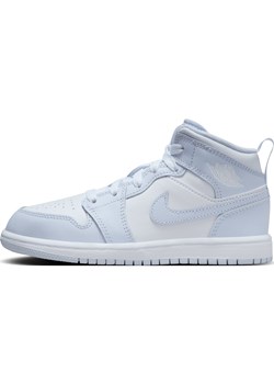 Buty dla małych dzieci Jordan 1 Mid - Niebieski ze sklepu Nike poland w kategorii Buty sportowe dziecięce - zdjęcie 175481860