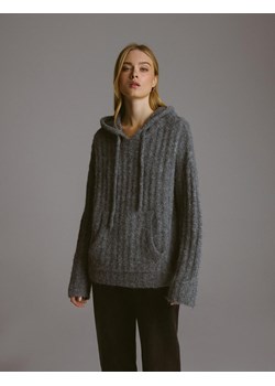 Sweter WASKO Szary Melanż XS/S ze sklepu Diverse w kategorii Swetry damskie - zdjęcie 175484230