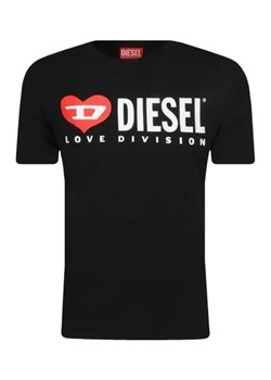 Diesel T-shirt | Regular Fit ze sklepu Gomez Fashion Store w kategorii Bluzki dziewczęce - zdjęcie 175484690