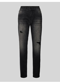 Jeansy o kroju slim fit z 5 kieszeniami model ‘BOYFRIEND’ ze sklepu Peek&Cloppenburg  w kategorii Jeansy damskie - zdjęcie 175489503