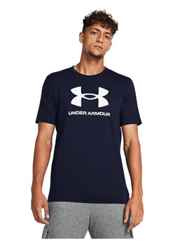 Under Armour Koszulka &quot;Sport Style&quot; w kolorze granatowym ze sklepu Limango Polska w kategorii T-shirty męskie - zdjęcie 175493444