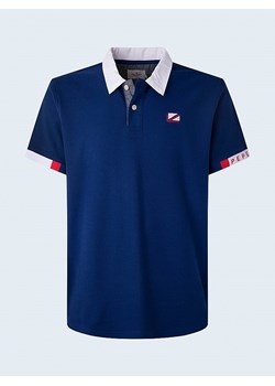 Pepe Jeans Koszulka polo w kolorze granatowym ze sklepu Limango Polska w kategorii T-shirty męskie - zdjęcie 175493453