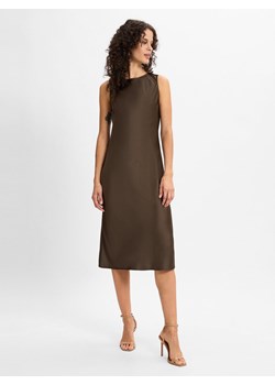 IPURI Sukienka damska Kobiety nugatowy jednolity ze sklepu vangraaf w kategorii Sukienki - zdjęcie 175494672