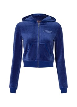 Juicy by Juicy Couture Damska kurtka dresowa - Robyn Crown Kobiety indygo jednolity ze sklepu vangraaf w kategorii Bluzy damskie - zdjęcie 175496984